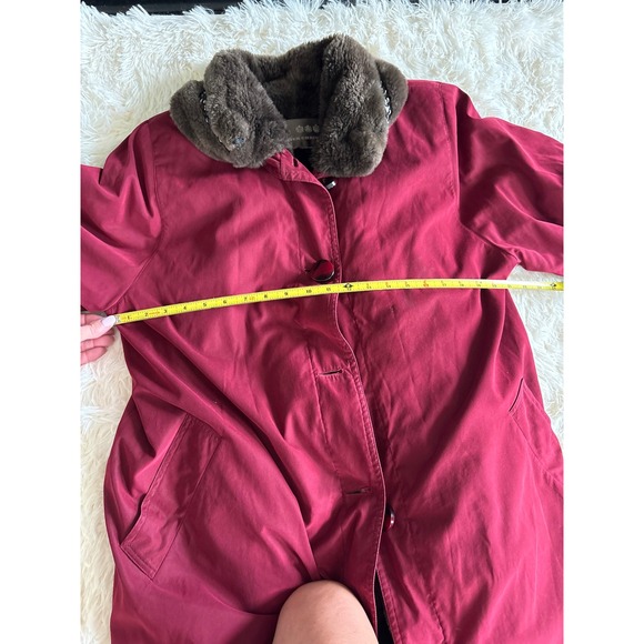 Vintage Sam's 5th Ave Birger Christensen Irving Samuel Fur Lined Long Coat Med - Picture 12 of 12